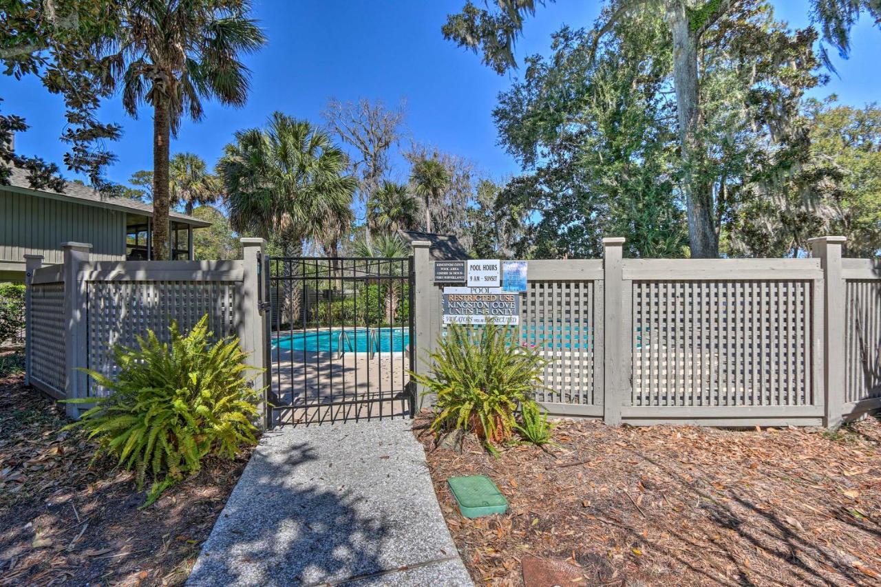 Coastal Oasis With Pool - Walk To Coligny Beach Park Hilton Head Island Exteriör bild