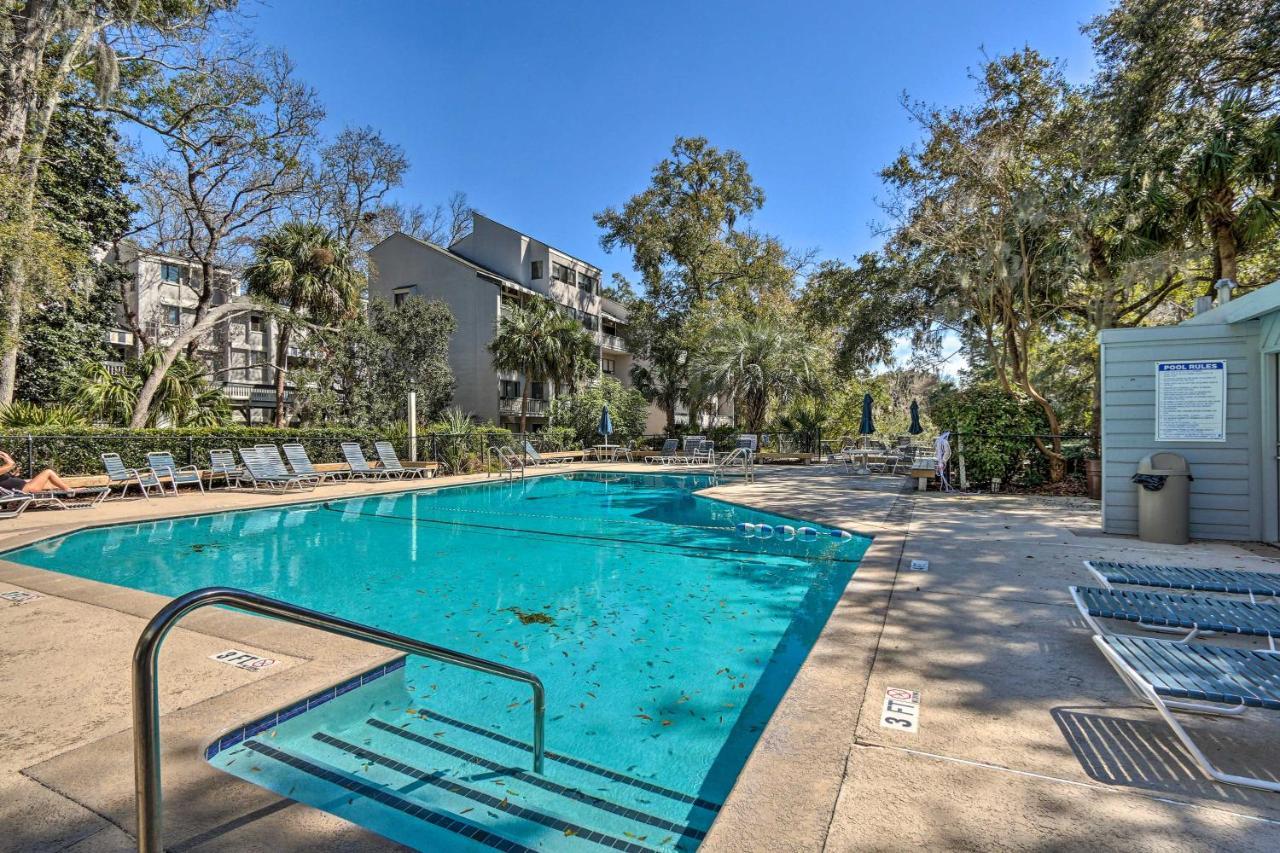 Coastal Oasis With Pool - Walk To Coligny Beach Park Hilton Head Island Exteriör bild