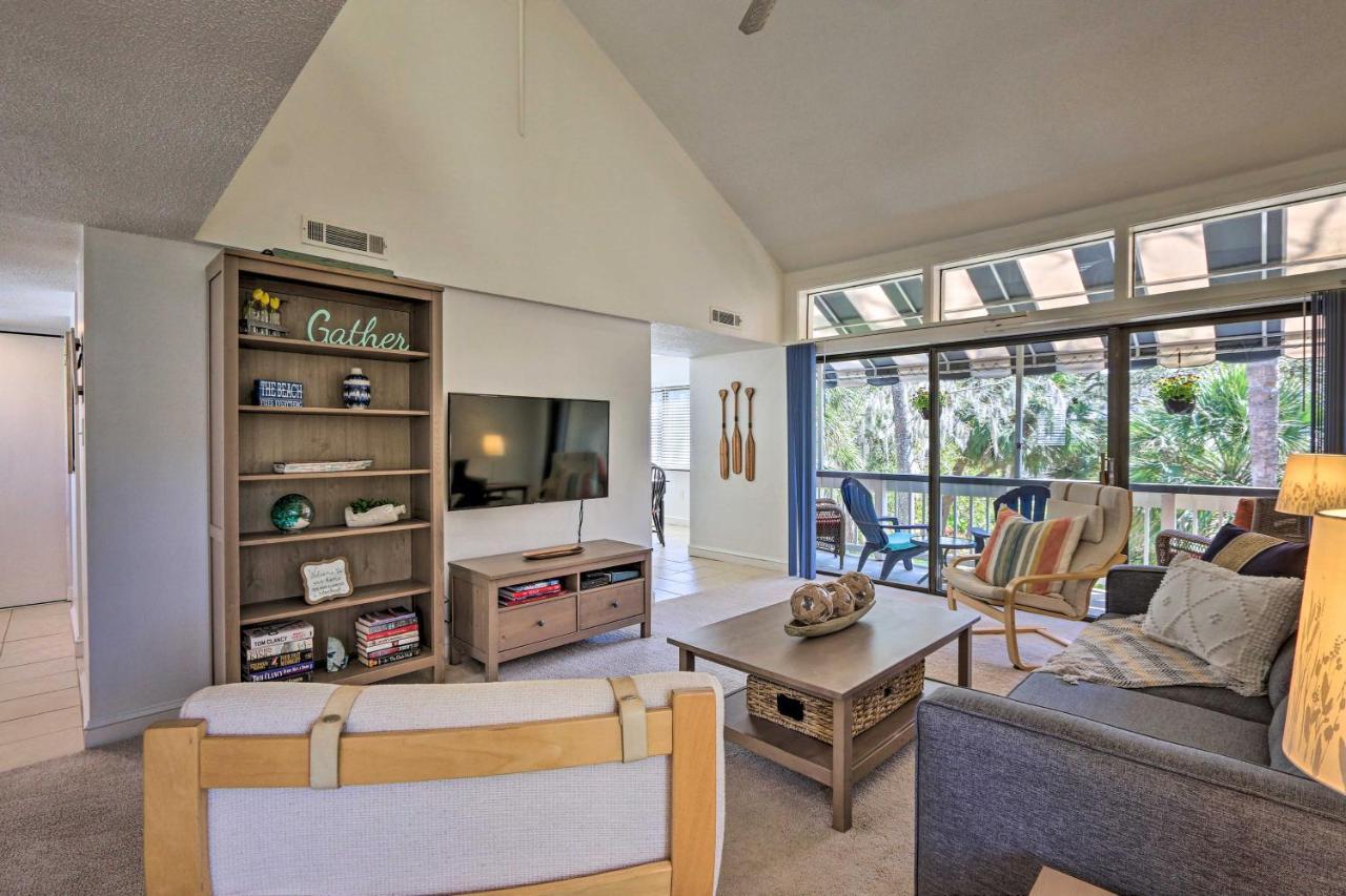 Coastal Oasis With Pool - Walk To Coligny Beach Park Hilton Head Island Exteriör bild