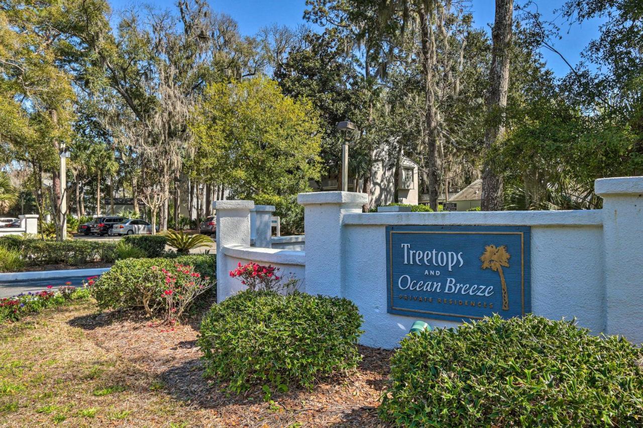 Coastal Oasis With Pool - Walk To Coligny Beach Park Hilton Head Island Exteriör bild